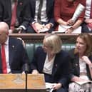 Prime Minister Andy Burnham congratulating Chancellor of the Exchequer John Healey after delivering his Budget in the House of Commons, London. Pic: House of Commons/UK Parliament/PA Wire