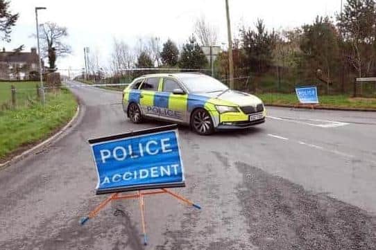 Ballynahonemore Road Armagh fatal collision. Photo: Pacemaker