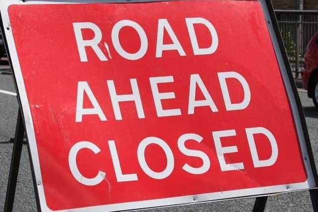 M1 west bound closed