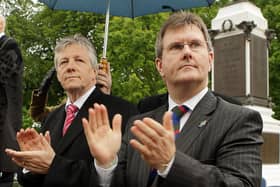 Peter Robinson is backing one of his successors as DUP leader Sir Jeffrey Donaldson in a return to Stormont. I​nterventions by Lord Dodds and Sammy Wilson were the confirmation that there is an unavoidable split in the party