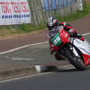 Jeremy McWilliams on the Bayview Hotel Paton during Supertwin qualifying at the North West 200 on Wednesday