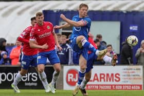 Loughgall captain Ben Murdock (left) has targeted a strong end to the Premiership campaign as they host Ballymena United this afternoon