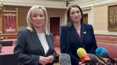 First minister Michelle O’Neill and deputy first minister Emma Little-Pengelly each have the same powers