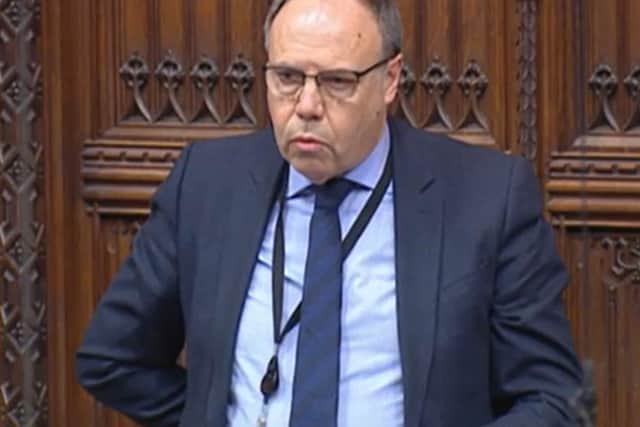Lords Dodds in the House of Lords during the Legacy Bill session