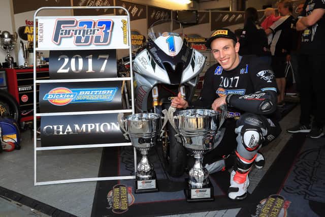 Keith Farmer won the British Supersport Championship time in 2017. The Clogher man was a four-time British champion.