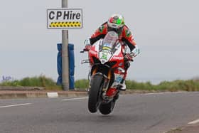 Glenn Irwin (Hager PBM Ducati) set the Superbike pace in opening qualifying at the North West 200 on Wednesday