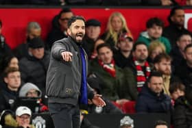 Manchester United manager Ruben Amorim. (Photo by Martin Rickett/PA Wire)
