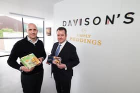 Armagh based food manufacturer, Davison Canners, has invested £6 million in a new manufacturing facility outside Portadown. Pictured are Alan Davison, managing director of Davison Canners and Kieran Donoghue, CEO of Invest Northern Ireland