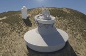 An artist's impression of the telescope, which is to be built on the Canary Islands. Image: QUB