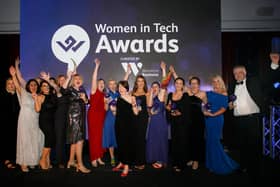 The shortlist for the 2023 Women in Tech Awards, the only ceremony of its kind in Northern Ireland, has been unveiled. Pictured are last year's winners