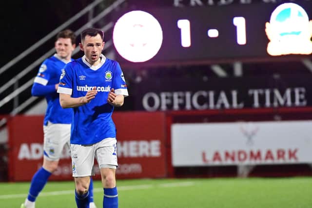 Linfield midfielder Stephen Fallon labelled last season as disappointing after the Blues failed to retain their Gibson Cup title. (Photo by Colm Lenaghan/Pacemaker)
