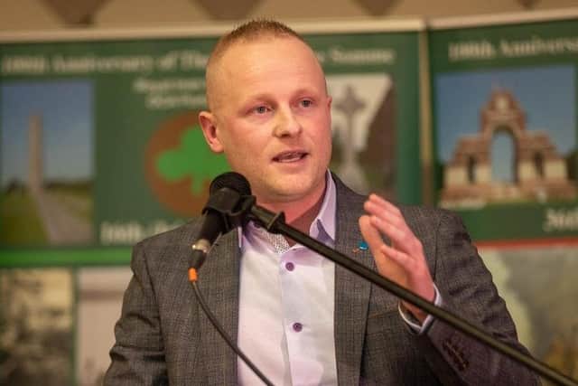 Jamie Bryson said if people are involved in criminality then police should “deal with that strongly”. He said he understand why some people in the loyalist community in the 1970s felt “they had to defend themselves against the IRA" but now police are "well on top of republican terrorist organisations"