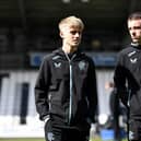 Rangers' Ross McCausland (left) and team-mate Leon King ahead of the cinch Premiership match at The SMISA Stadium, Paisley. PIC: Euan Cherry/PA Wire.