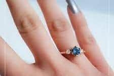 Blue topaz ring from Glamira