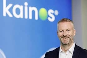Russell Sloan, incoming CEO of Kainos delighted after Kainos was granted planning permission for its new headquarters at Bankmore Square on Dublin Road, Belfast