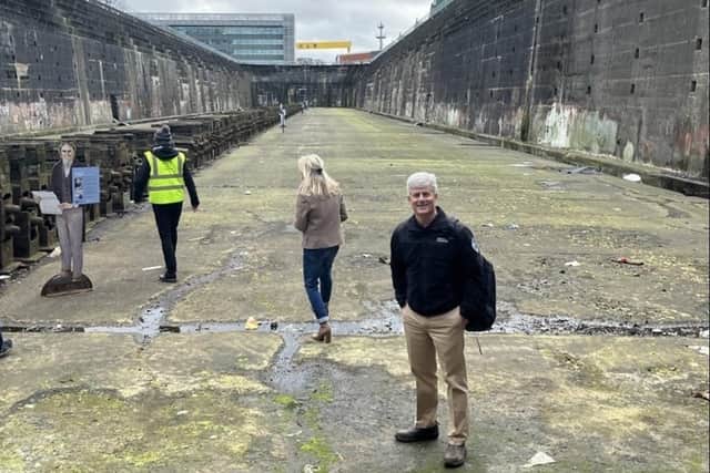 Stockton Rush, the sub's pilot, pictured in Belfast earlier this year
