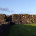 The plantation castle of Castlederg built by Sir John Davies, Attorney General for Ireland, under King James I in 1610.