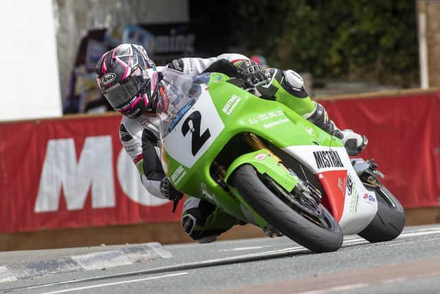 Paul Jordan was fourth fastest in Classic Superbike qualifying at the Manx Grand Prix on Sunday on the Mistral Kawsaki.