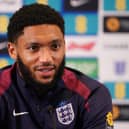 England's Joe Gomez during a press conference at St. George's Park