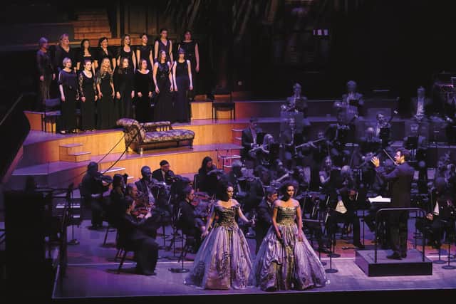 The Ulster Orchestra at a recent concert performance with NI Opera.