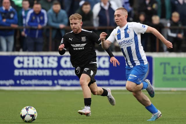 Conor McKendry put in a terrific performance on Friday night as he provided two assists in the Bannsiders' victory against Ballymena United
