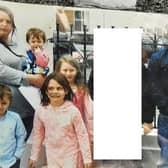 The Maughan family pictured around 5/6 years ago. Police have said the children will have aged since the photo, but are still recognisable from the photo. The mother, Kathleen, is said to be of slim build