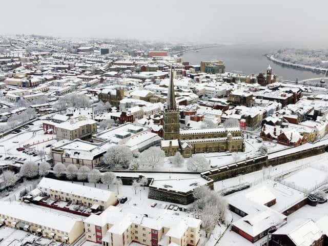 Londonderry got a dusting of snow in January. Picture by Lorcan Doherty / PressEye