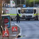 Police and ATO  in attendance at a security alert in the Antrim Road area of Newtownabbey following the discovery of a suspicious object.

Motorists are advised cordons are in place at Sandyknowes Roundabout to the Antrim Road, and are asked to avoid the area at present.

Photo Colm Lenaghan/Pacemaker