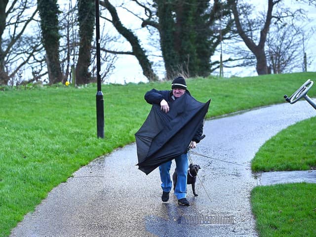 Pacemaker Press 21-12-2023: Storm Pia has brought strong winds to parts of Northern Ireland overnight amid a yellow weather warning.