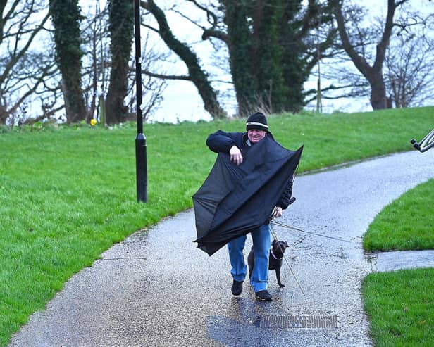 Pacemaker Press 21-12-2023: Storm Pia has brought strong winds to parts of Northern Ireland overnight amid a yellow weather warning.