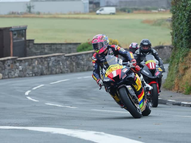 Davey Todd (Padgett's Honda) topped the Superbike qualifying session at the Southern 100 on the Isle of Man on Tuesday evening.