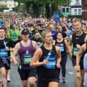 The Belfast marathon passes along the Newtownards Road at Cabin Hill, just past the Stormont starting point, at 9.11am on Sunday May 5 2024. Some churches were disrupted, and church-goers unable to get to their place of worship