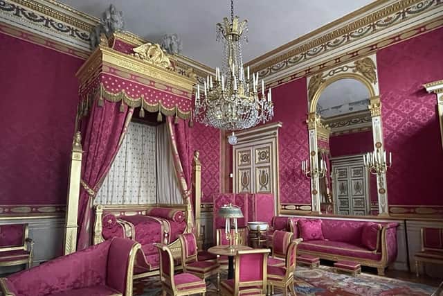 Napoleon I's bedroom at Château de Compiègne.