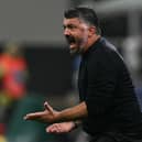Italy's Gennaro Gattuso. (Photo by STEFANO RELLANDINI/AFP via Getty Images)