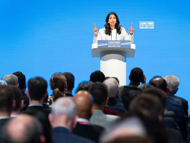 Suella Braverman's letter showed that at least one key member of the cabinet believed the legislation was a critical part of dealing with the Irish Sea border and should not be jettisoned. Photo: Stefan Rousseau/PA Wire