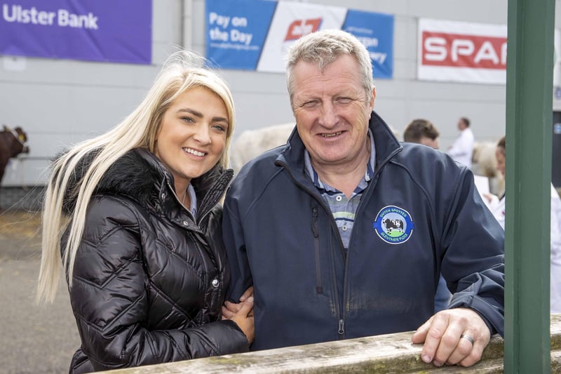 Ellie and James Reilly at the UFU stand at Balmoral Show.Pic Steven McAuley/McAuley Multimedia