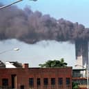 Aview of World Trade Center Towers after a hijacked flight assault on each structure in lower Manhattan.  Northern Ireland was at potential risk of being targeted by a nuclear or chemical weapons attack in the aftermath of 9/11, archive files from the time suggest.