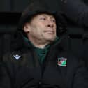 Glentoran manager Duncan Ferguson watching Coleraine tackle Crusaders at Seaview on Saturday. (Photo by Desmond Loughery/Pacemaker Press)