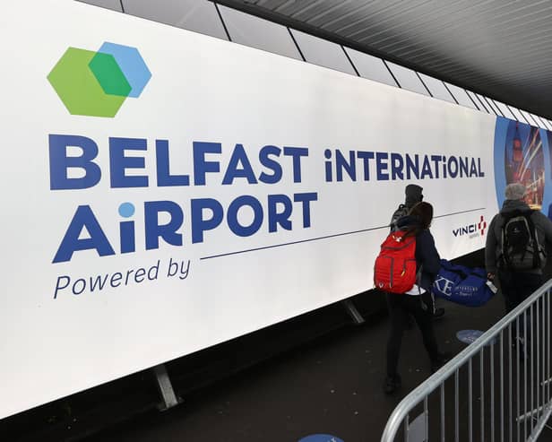 Belfast International Airport. Photo: Liam McBurney/PA