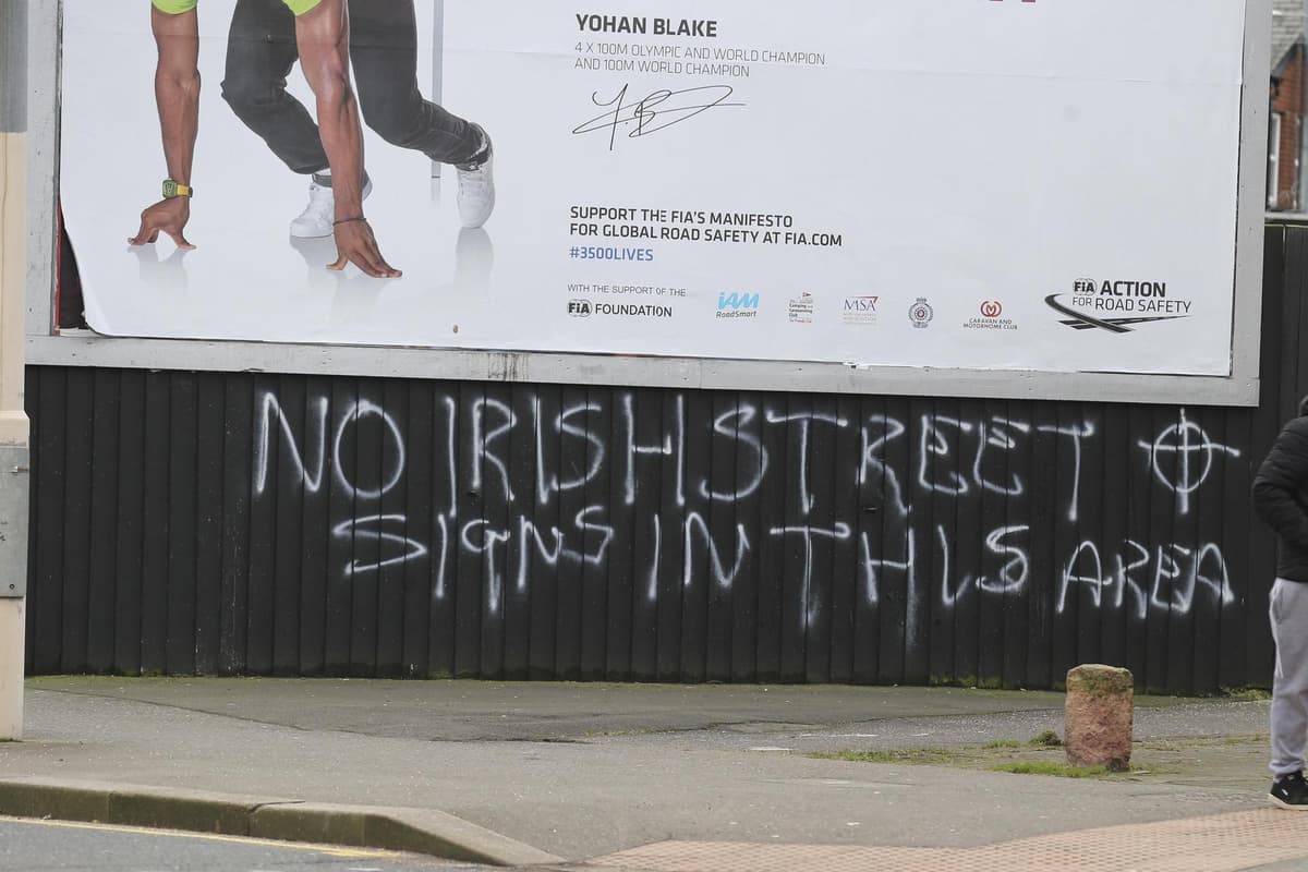 Letter: ​Will Belfast council's 'second language' street sign policy send us back to 'the bad old days'?