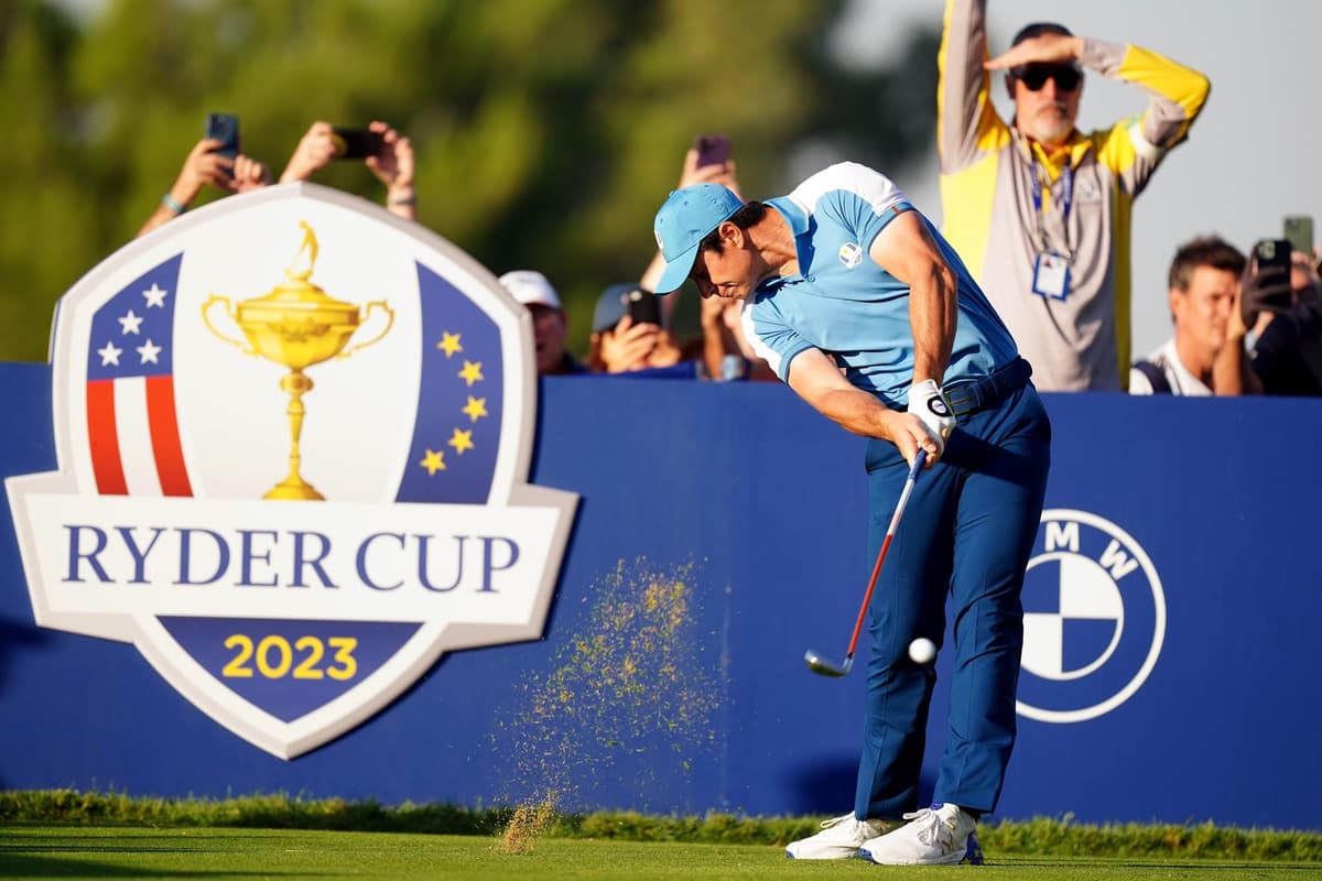 Viktor Hovland ignites European charge at Ryder Cup in Rome as Luke Donald's side leads all four matches