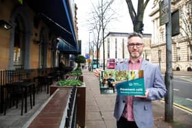 There’s still time to share views on the pavement café licensing scheme with consultation closing on Thursday, November 30. Photo shows Councillor Gary McKeown, Chair of Belfast City Council’s Licensing Committee