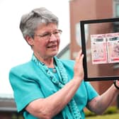 Northern Ireland note is a world-beater as £50 featuring the work of Lurgan-born astrophysicist Dame Jocelyn Bell-Burnell is ranked in best of best. Pictured is Dame Jocelyn Bell Burnell with the £50 note