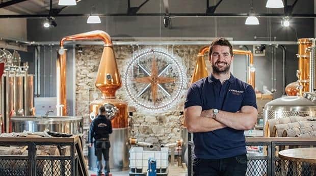 Gareth Irvine, the entrepreneurial founder of the successful Copeland Distillery