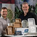 Tom Arkwright, senior packaging technologist at Moy Park and Matt Harris, head of packaging at Moy Park are pictured as the company reveals it has reached a significant milestone in its sustainable packaging strategy, reducing its overall packaging by 10% in the past 12 months