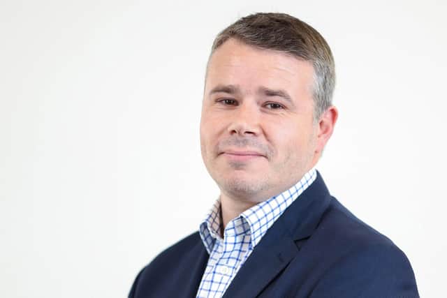 fscom, the leading governance risk and compliance consultancy, has acquired risk and compliance solutions provider FMConsult. Pictured is Jamie Cooke, CEO of FSCom Limited