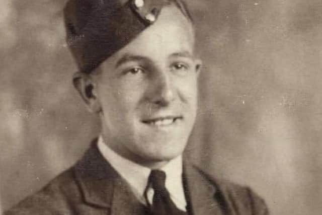 21-year-old RAF wireless operator Ted Ross