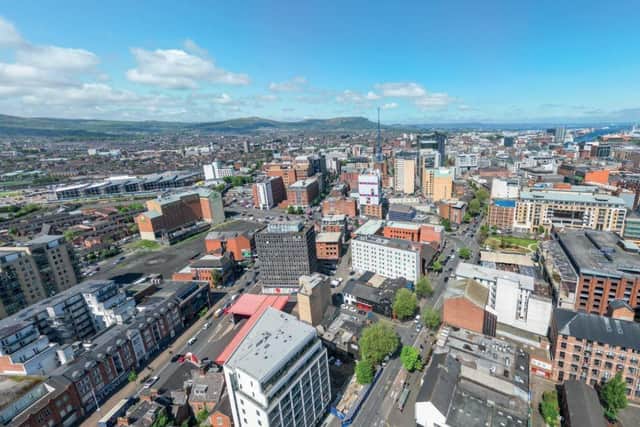 CBRE NI’s Q2 2023 report has highlighted the impact slow governmental decision-making is having on progressing development and attracting potential occupiers and investors within Northern Ireland. Pictured is Belfast city landscape