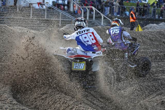 Travis Toye and Emma Wray had some great battles on Saturday. (Photo Maurice Montgomery)