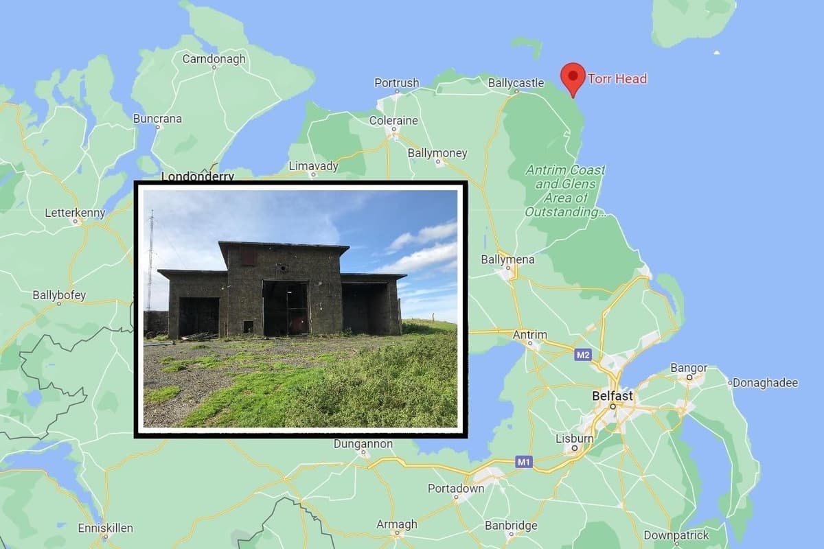 Yours for £200,000: a broken-down old RADAR station with commanding views of Co Antrim coast
